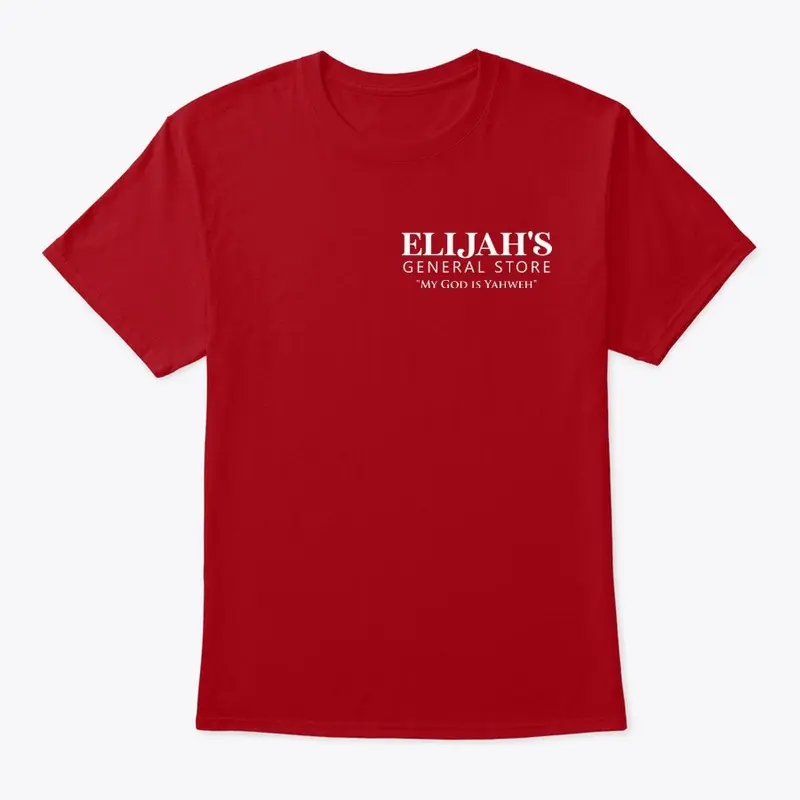 Elijah's General Store t-shirts and cups